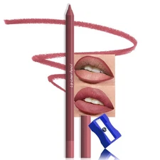 evpct 1Pcs Mauve Red Matte Long Lasting Lip Liner Pencils Makeup for Shaping ...