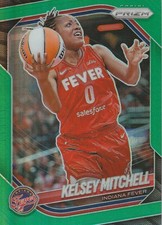 2025 Panini Prizm WNBA - Kelsey Mitchell #35 Green Prizm