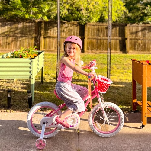 RoyalBaby Girls Bike EZ Stargirl Training Free Balance Kids Bike, Pink - Picture 10 of 15