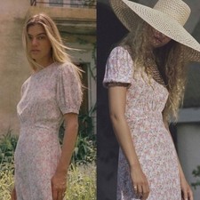 Faithfull The Brand Sidonie Vionette Floral Mini Dress Size US 6