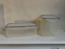 Two Lock & Lock Good Storage Containers - Sizes In Pictures