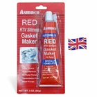 RED RTV Silicone Gasket High Temp Sealant Adhesive Maker 3  OZ. 85G  Tube