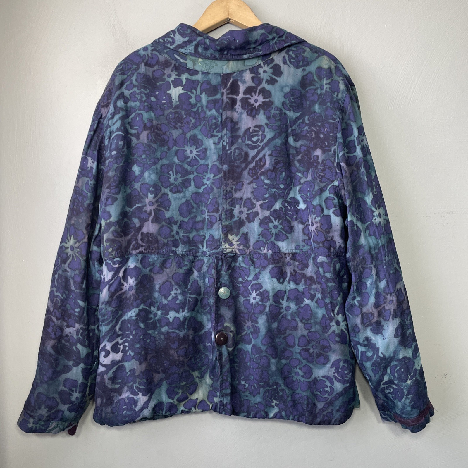 Winter Sun Reversible Jacket Size Medium Patchwor… - image 9