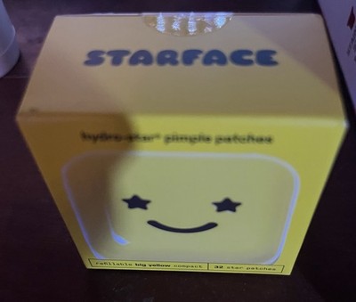 STARFACE Hydro-Star Pimple Patches Big Yellow Refillable Compact - 32 ct- Sealed