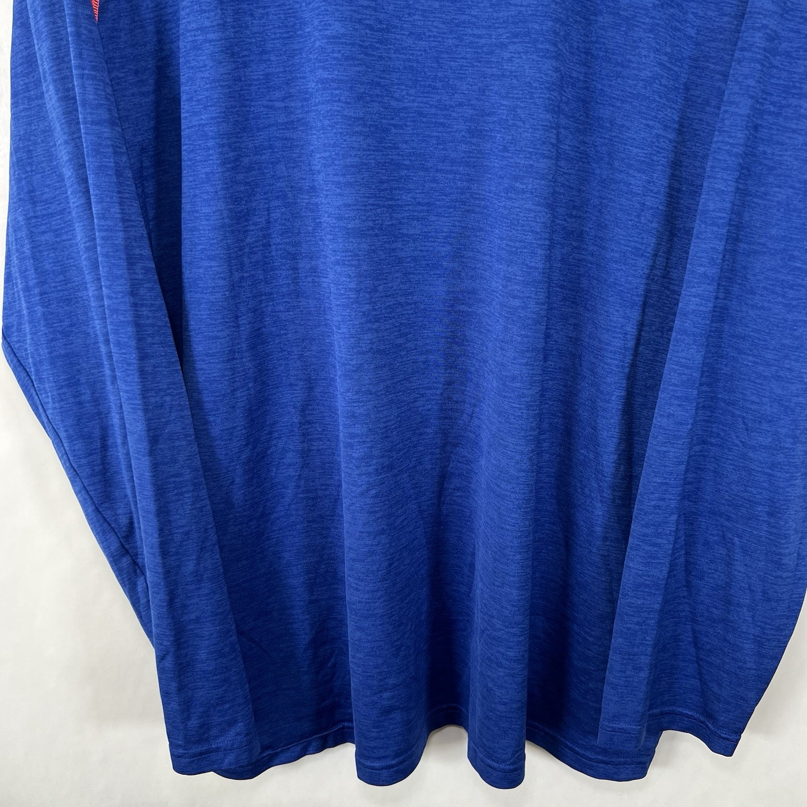 Under Armour Heat Gear 1/4 Zip Pullover Mens XL Blue Orange Loose Performance thumbnail 12