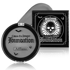 Grey Face Paint Foundation Makeup, Washable Oil Based Gothic Body