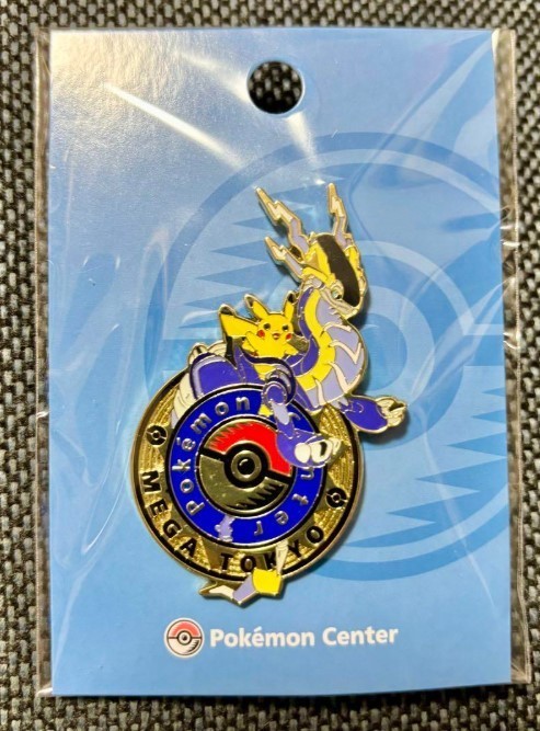 Pokemon Center MEGA TOKYO Limited Logo Pin] Japan Ikebukuro