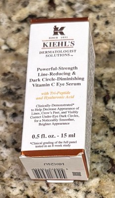 Kiehl's Line Reducing Vitamin C Eye Serum 15ml 0.5 oz Kiehls