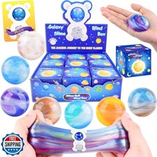 Galaxy Slime Party Favors, 9 Pack Galaxy Slime Ball - Stretchy, N