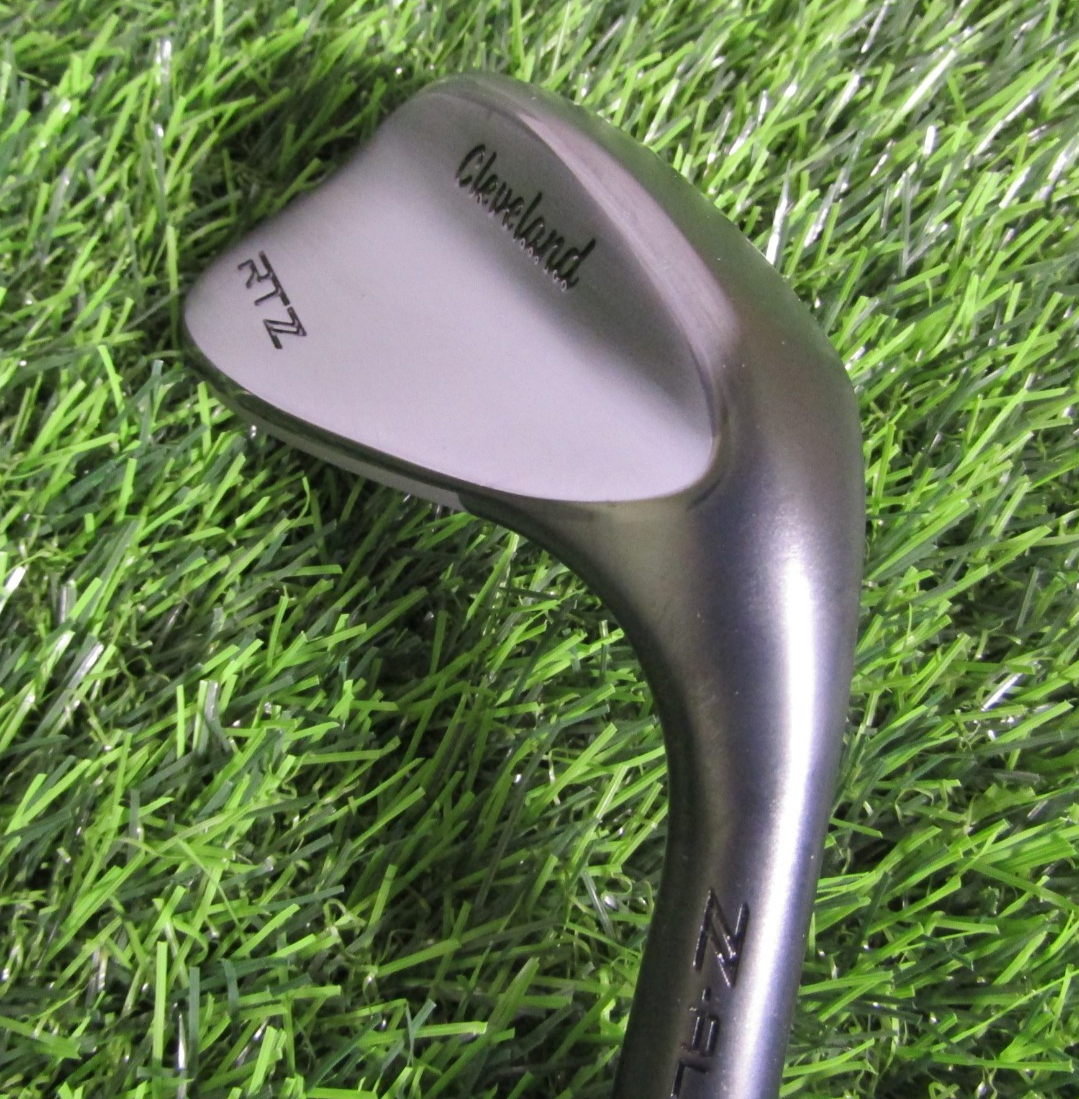 New Cleveland RTZ ZipCore 58*/06* Lob Wedge, Low Grind, Black