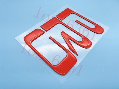 Fit 2022 2023 Toyota Tundra TRD PRO Tailgate Letter Inlay Double Layer Red Black