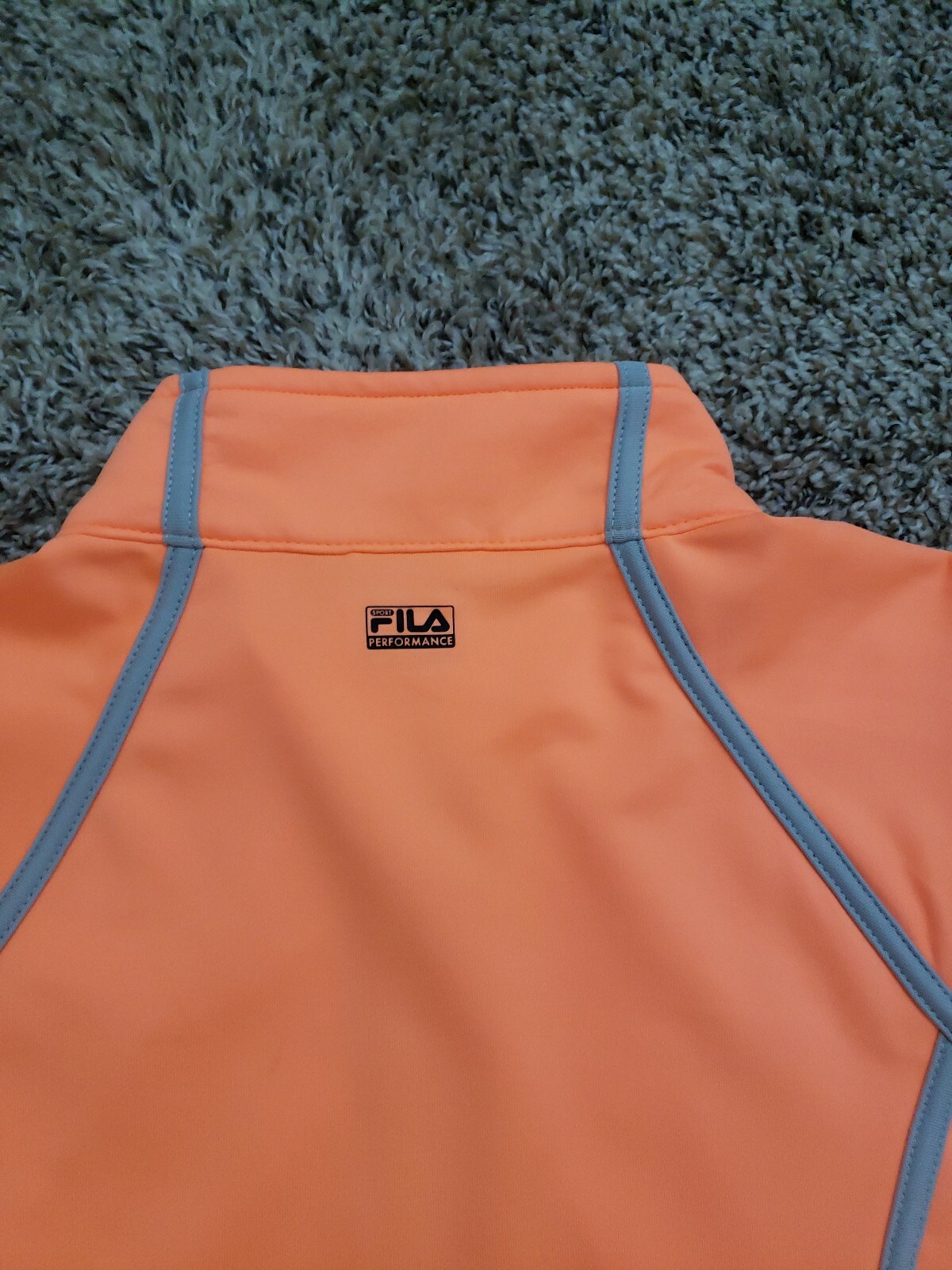 Fila Sports Abbigliamento attivo donna full zip XL arancione