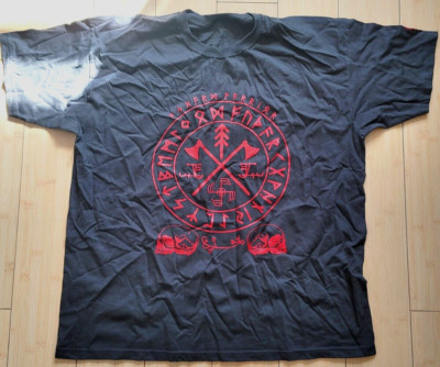 Men's Viking T-Shirt Thor Short Sleeve charcoal gray | Size XXL Amon Amarth TYR
