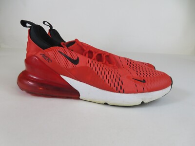 Nike Air Max 270 Mens 12 Shoes AH8050-601 Basketball Habanero Red Sneaker 