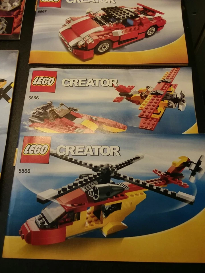 Lego creator city Atlantis ninjago Instructions No Blocks Manuals Only Lot  9 U1 - Image 2 of 4