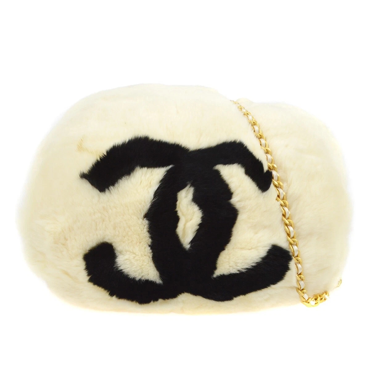 Chanel fur crossbody bag sale