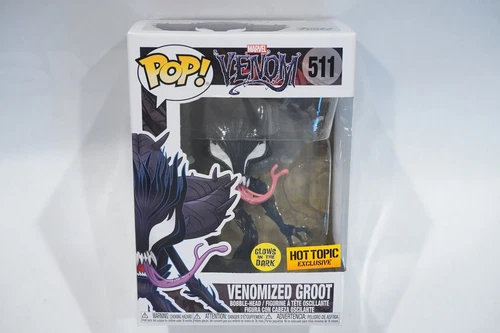 Funko POP! Marvel Venomized Groot #511 Glow in the Dark Hot Topic Exclusive a9