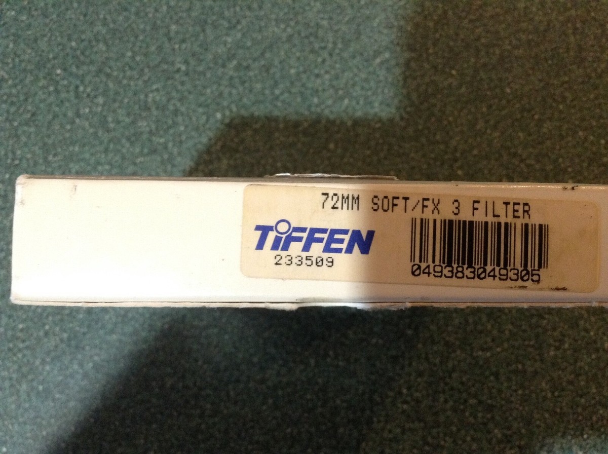 デンマーク　キット Tiffen Soft/FX 3 (72SFX3) 72 mm Filter NOS 49383049305| eBay