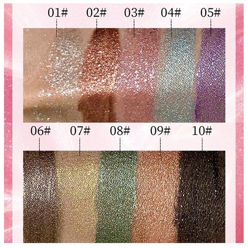 Liquid Pearlescent Eyeshadow Diamond Eye Shadow Shimmer Glitter Makeup 10Colors - Picture 10 of 22