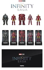 Iron Man Hall Of Armor FIGPIN Infinity Saga deluxe Box Set NEW IN HAND W Logo