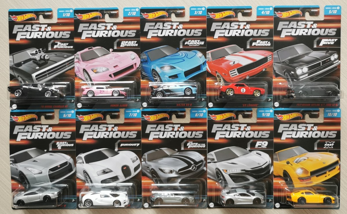 HOT WHEELS 2023/24/25 FAST & FURIOUS SET - MITSUBISHI, HONDA