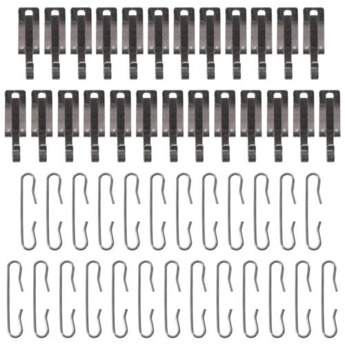 50 piezas cinta térmica de aleación de aluminio para techo rectangular clips de estante de alambre presa - Imagen 1 de 12