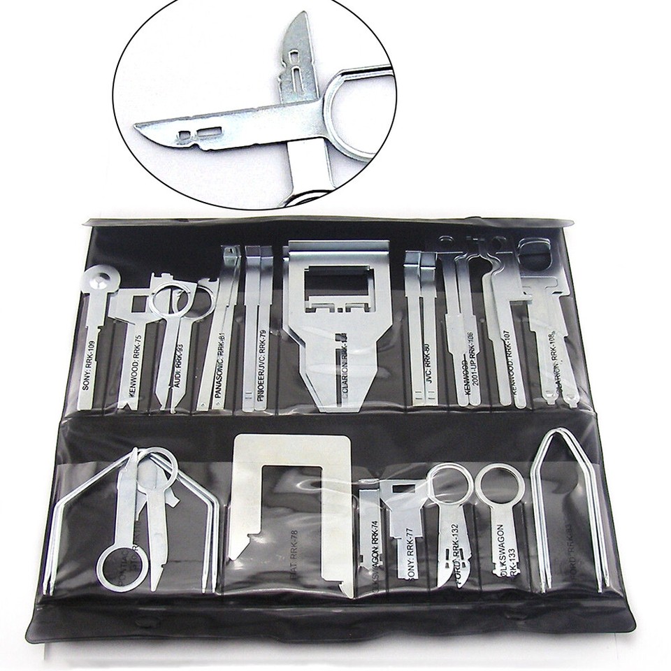38Pcs Car Radio Removal Key Repair Tool Kit For Sony Blaupunkt Philips