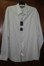 Perry Ellis Mens New 70 Lightweight L/S Button Shirt X-Large XL EG TG NWT Green