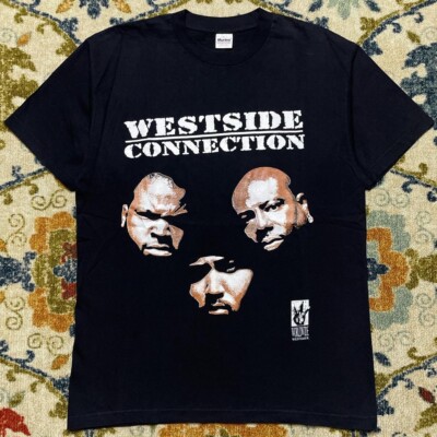 Vintage Westside Connection Ice Cube Mack 10 WC Black Graphic Rap Tee T Shirt XL