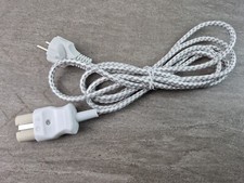 Heißgerätestecker mit Zuleitung 3m für alte Waffeleisen Bügeleisen Toaster etc. 