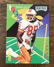 1995 Playoff Prime Unsung Heroes Silver Football Card #27 Courtney Hawkins