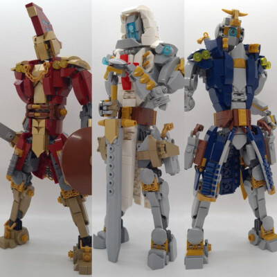 3-in-1 The Swordsman Bundle Mech Suits für Collection 1535 Stück MOC-156343 MOC