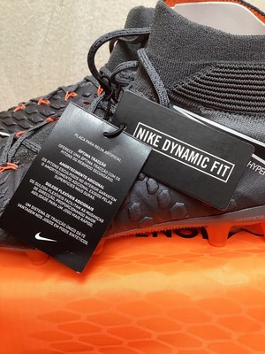 NIKE HYPERVENOM PHANTOM 3 ELITE DF AG-PRO GREY SOCCER CLEATS SIZE