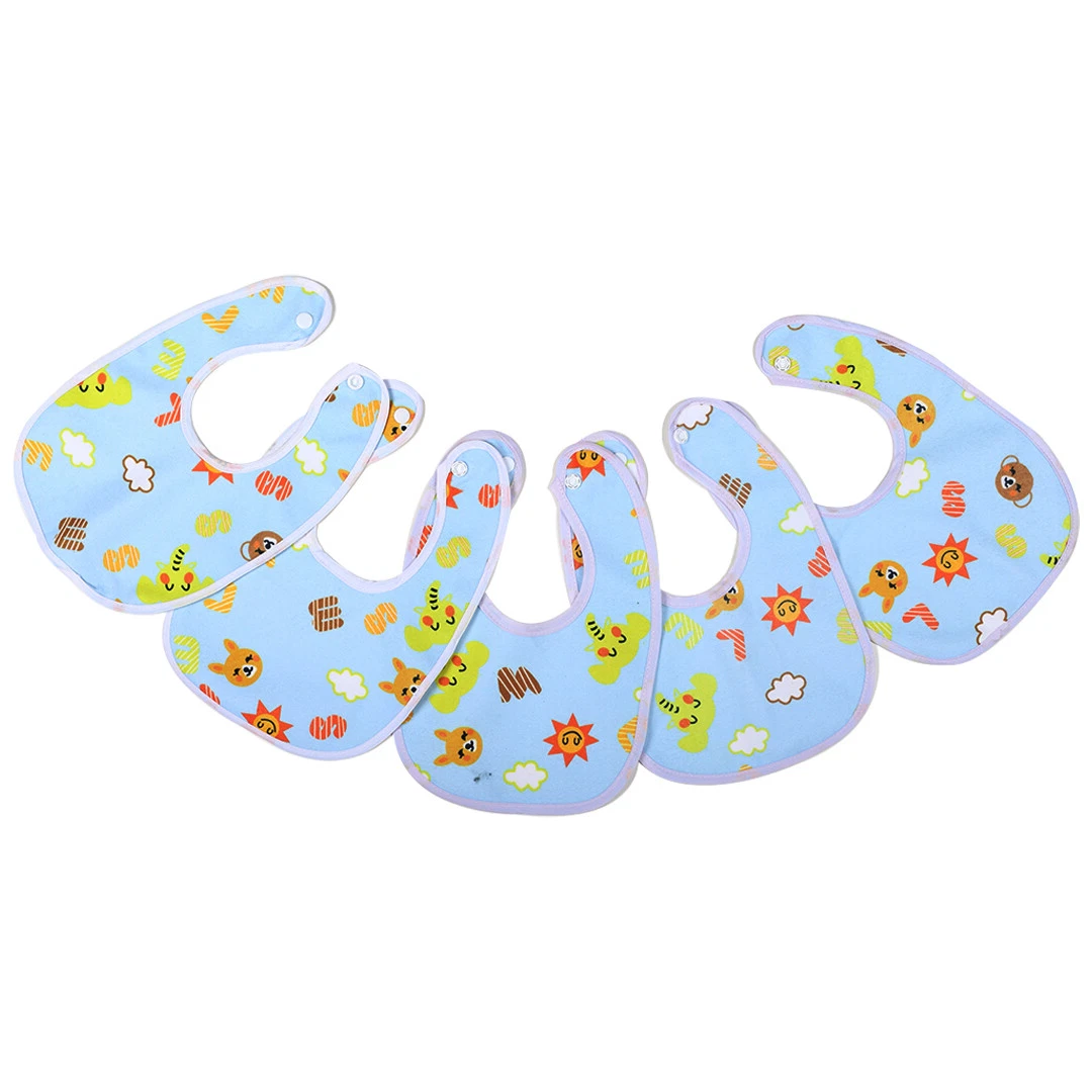 Baby Bibs Apron Button Apron Soft Baby Bibs Washable Waterproof Printed Set Of 5
Opens in a new wind