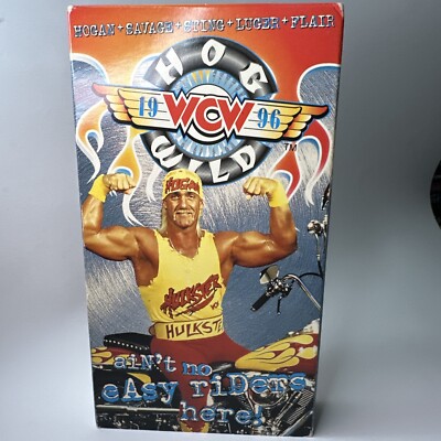 1996 WCW Hog Wild Hulk Hogan VHS Wrestling WWF WWE Rare Hulkster +