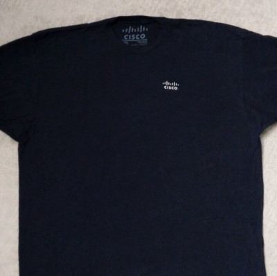 Cisco Logo T Shirt _ Size 2XL - Color: Navy Blue