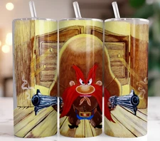 Wild West Sam 20oz Stainless Steel Tumbler | Cowboy Design | Say Your Prayers