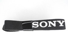 NEW Sony Black / White 3/4" Camera Neck Strap w/ 7/16" Ends