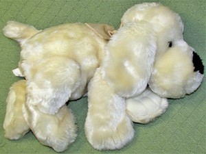 large cuddly dog toy