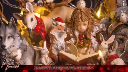 Estatua pintada en stock EinStudio EIN Entei Ryu Forest Friends - Imagen 9 de 12