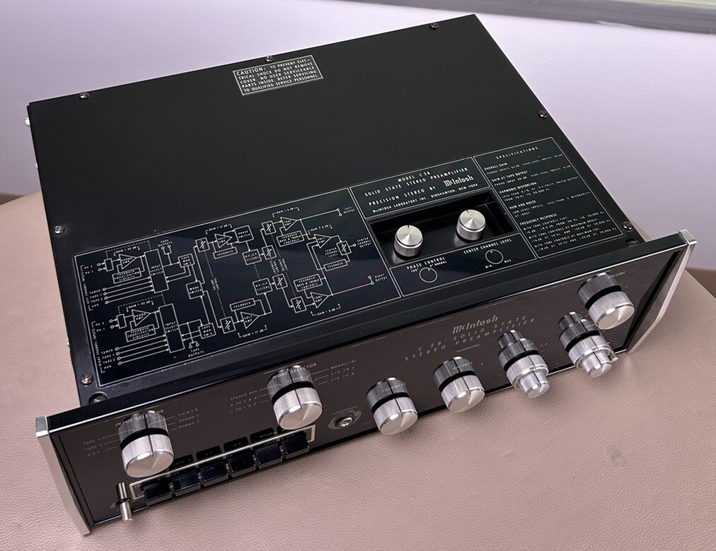 McIntosh C26 アンプ MCINTOSH C26 STEREO PREAMPLIFIER PAPERWORK NICE | eBay