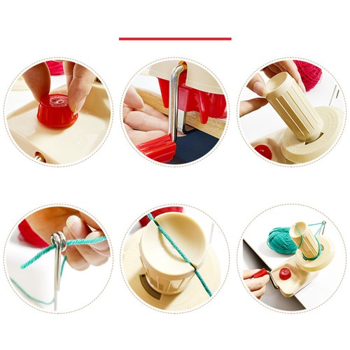 Swift Yarn Fiber String Ball Wool Winder Holder Hand Operated Winding Machine - Picture 7 of 9