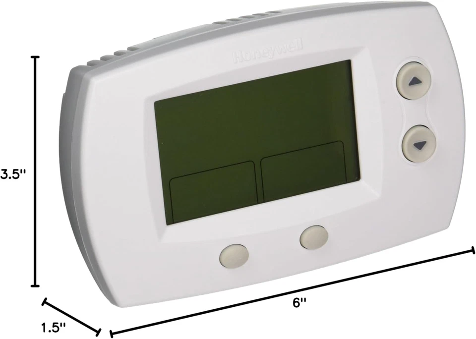 TH5220D1029 Focuspro 5000 Non-Programmable 2 Heat and 2 Cooling Thermostat, Larg - Image 3 of 3