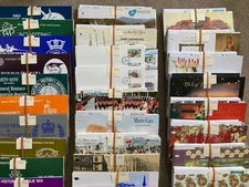 Isle of Man Stamps Giant Lot - 200 Packs ‘73-‘03 & 137 First Day Covers ‘84-‘03