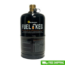 Refillable 1 lb Propane Tank Fuel Keg Portable Empty Eco-Friendly Outdoor Use