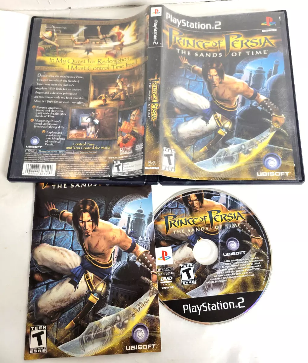 Prince of Persia PS2 Game Sands of Time Action Videogame