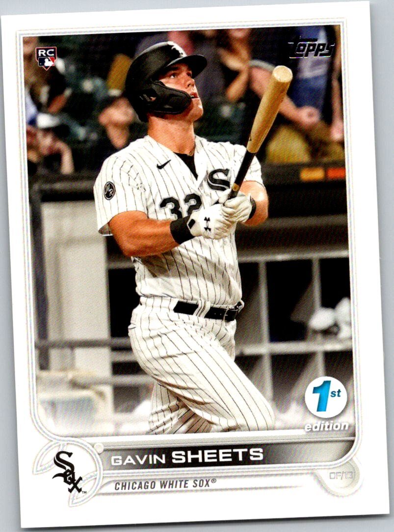 2022 Topps 1st Edition #12 Gavin Sheets 001874
