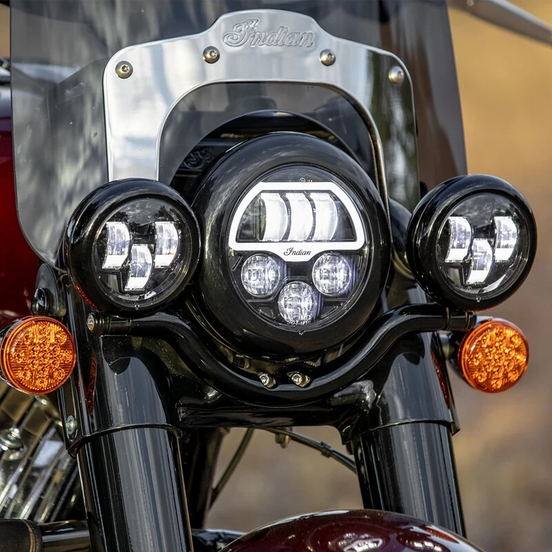 Indian Motorcycle Black Pathfinder S Driving Lights Pair 2022-2024