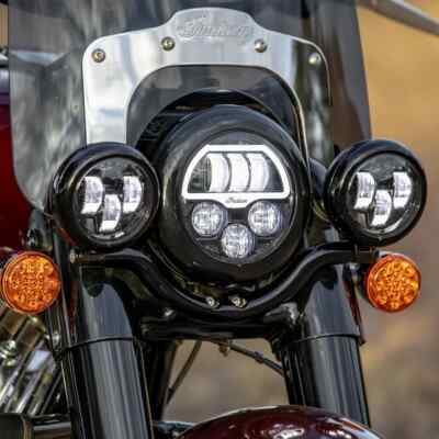 Indian Motorcycle Black Pathfinder S Driving Lights Pair 2022-2024