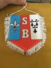 Ancien Fanion Stade Brestois Foot Logo Annee 80 Vintage Fan 